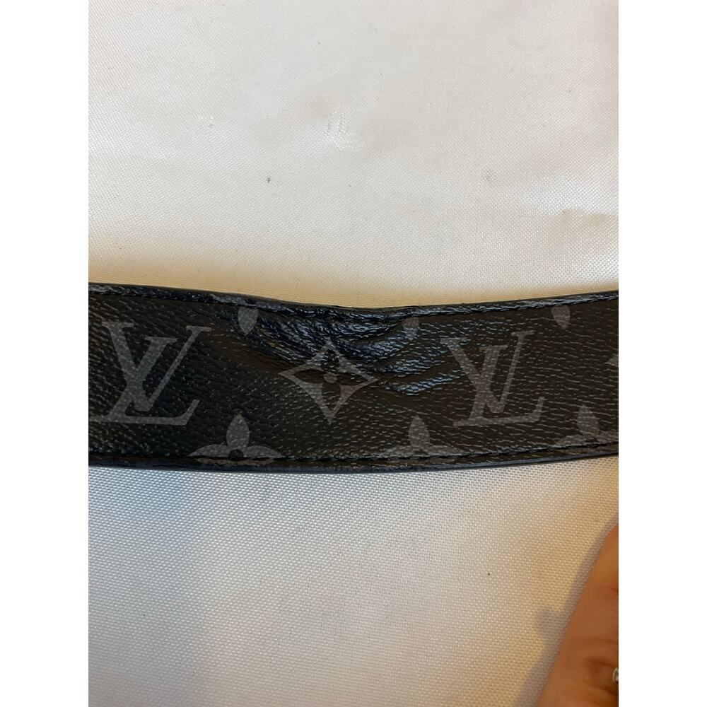 Pre-Owned Louis Vuitton Belt, Black- Size 46 - Picture 8 of 9